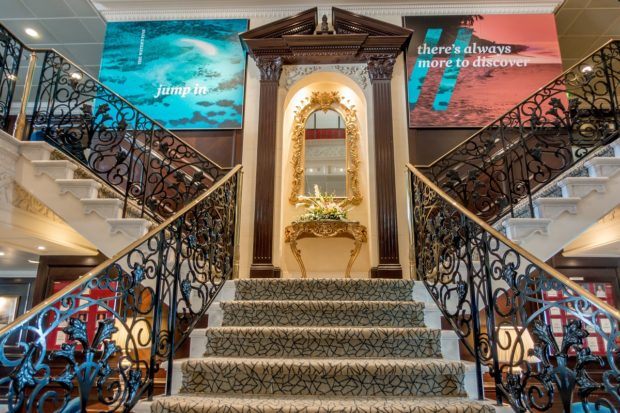 The Adonia's main staircase
