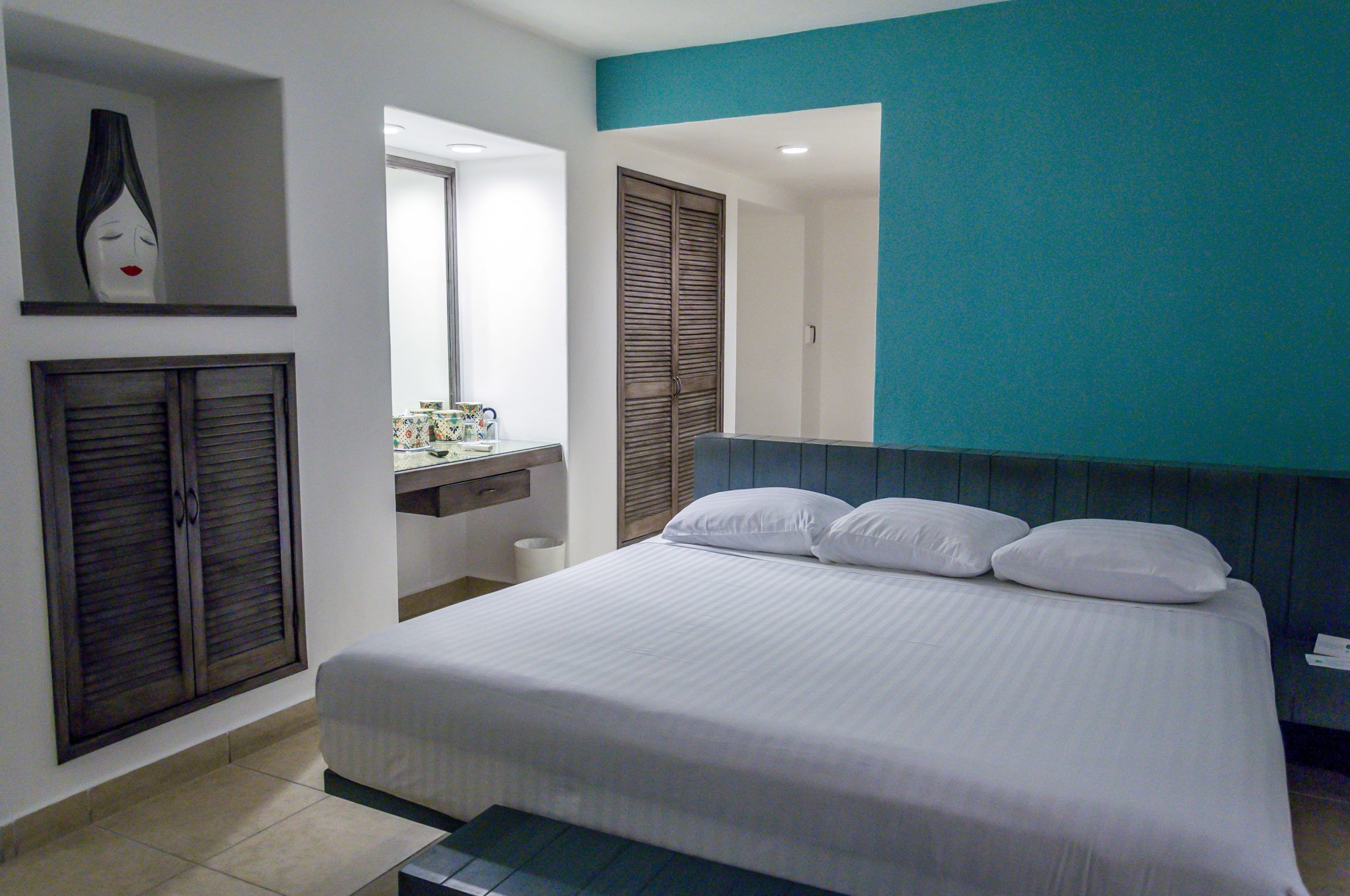 The rooms at the Hotel B Cozumel.