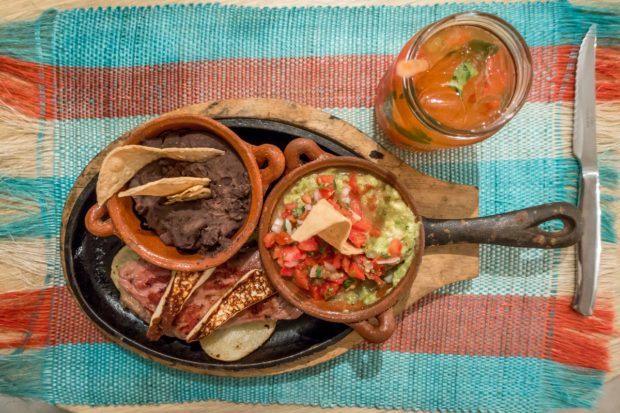 The steak arrachera at the Costeñito Bistro at the Hotel B Cozumel.
