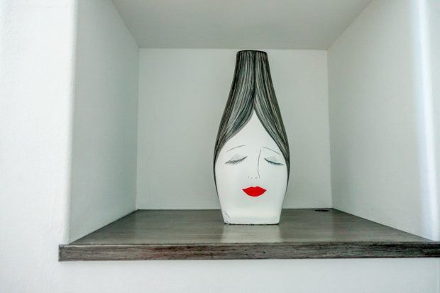 Art in the rooms at the Hotel B Cozumel.