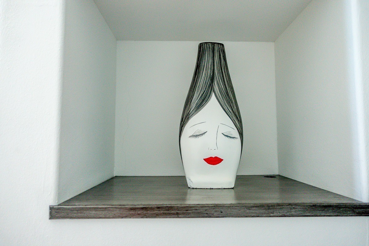 Art in the rooms at the Hotel B Cozumel.
