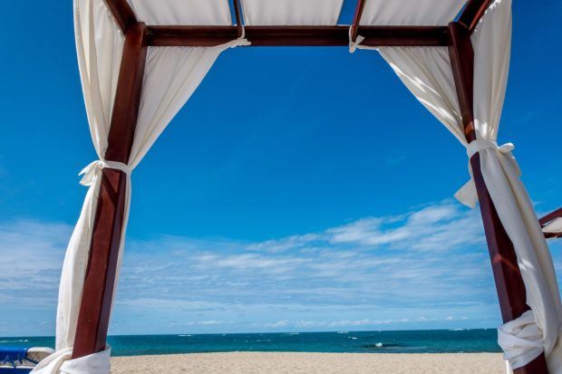 Relaxing on Playa Dorada in the Dominican Republic