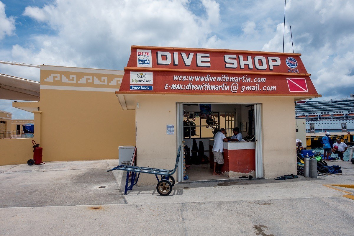 Dive with Martin in Cozumel, Mexico.