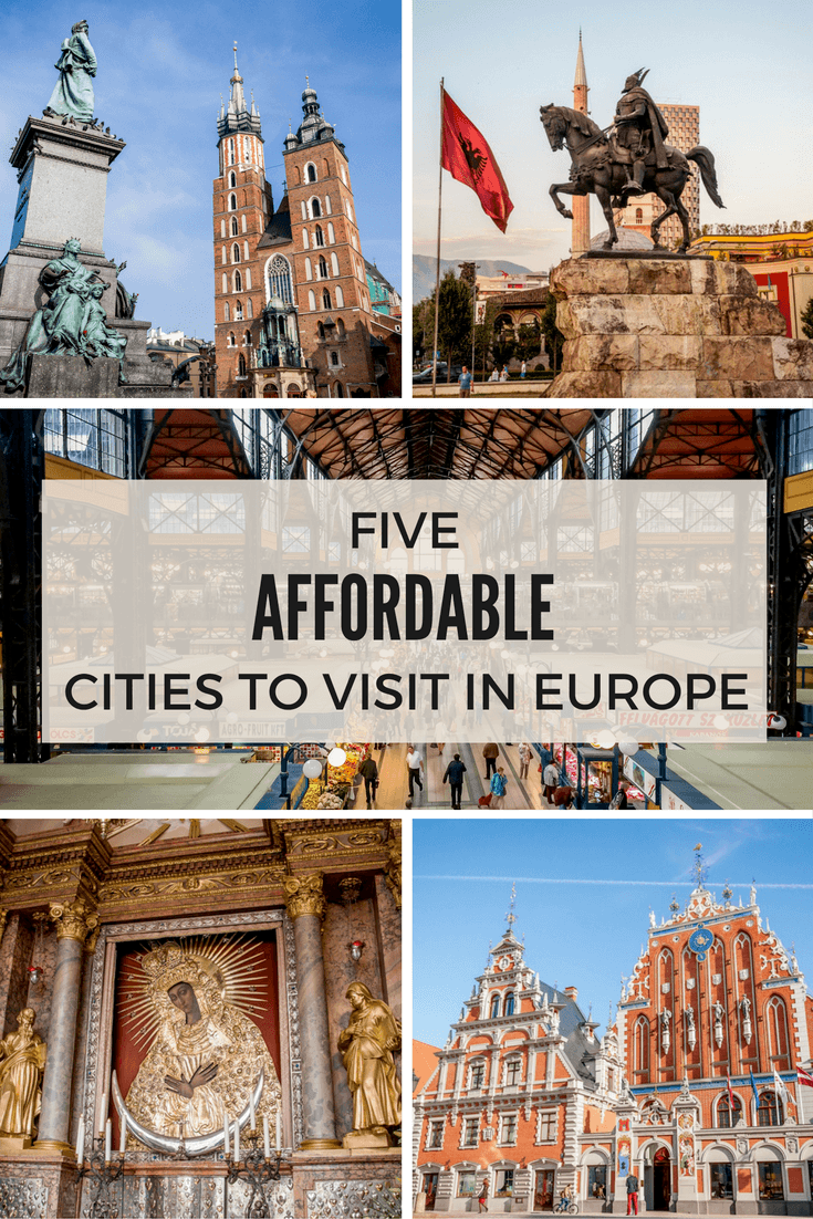 There are so many affordable cities to visit in Europe that have lots to offer. Budapest, Riga, Tirana, Vilnius, and Krakow are some of our favorite wallet-friendly options.