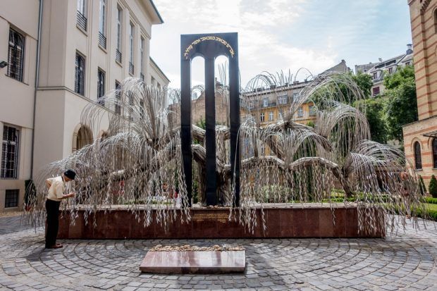 The Tree of Life in Budapest, Hungary, memorializes the hundreds of thousands who died in the Holocaust