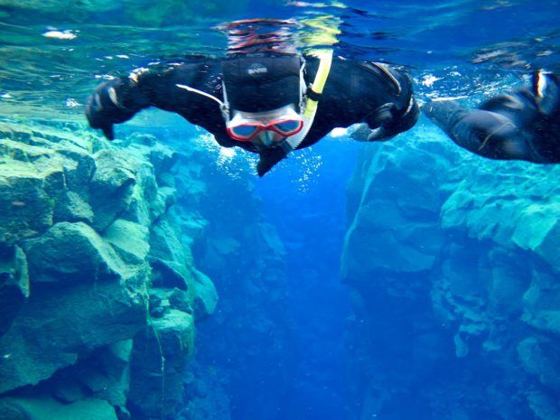 One of our great travel regrets was not scuba diving in Silfra, Iceland between the tectonic plates.