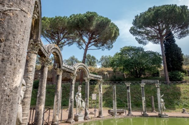 History and Beauty Collide on a Tour of Tivoli, Italy The Canopus pool is one of the central features of Hadrian's Villa in Tivoli, Italy