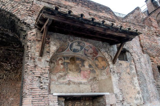 Early Christian art in Rome's center