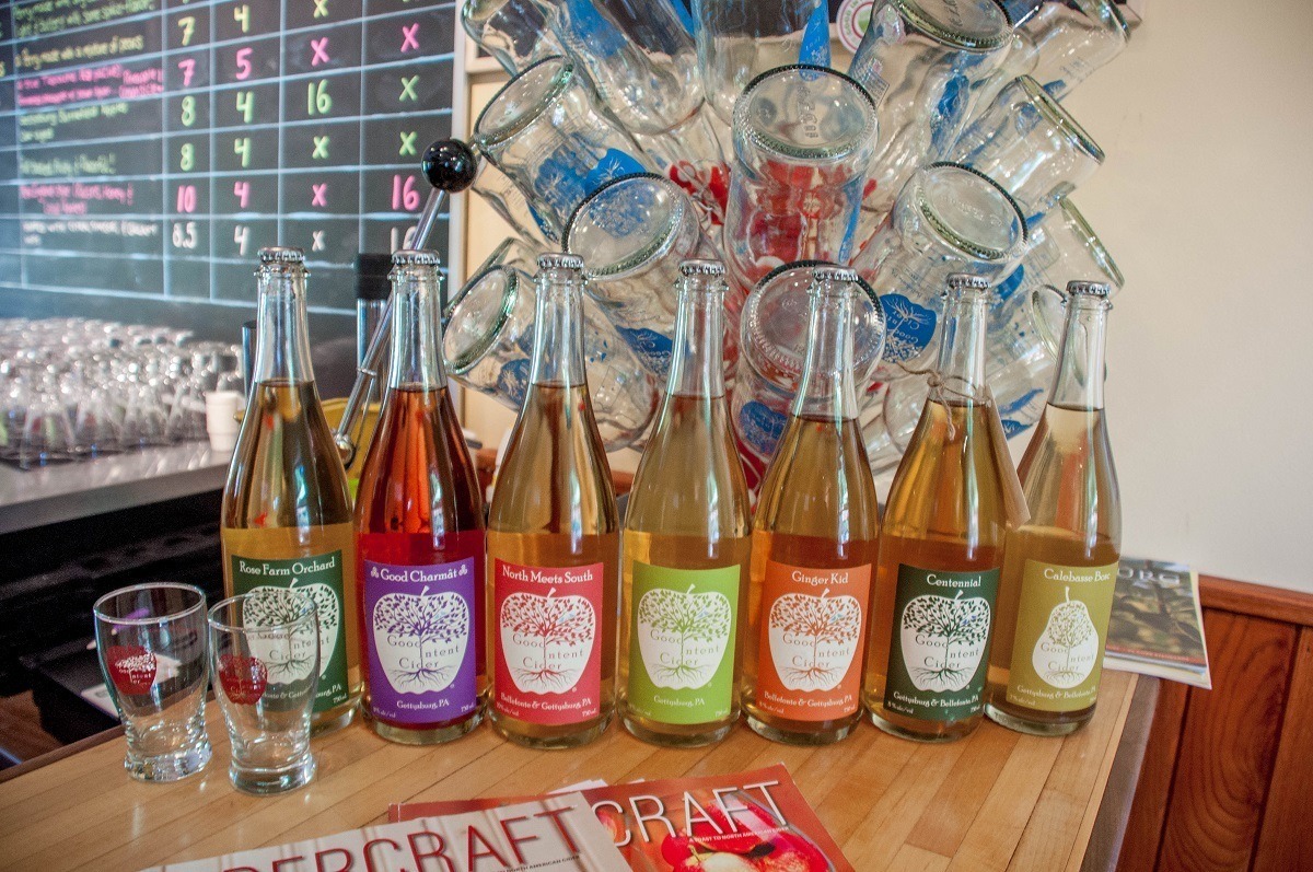 Bottles of Good Intent Cider