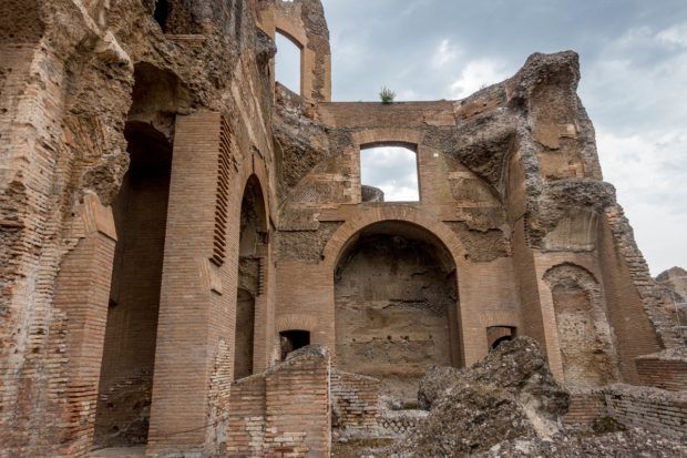 The Greek Library at Hadrian's Villa, a UNESCO Site that dates from the early second century