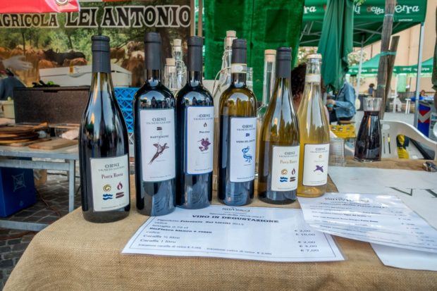 Mercato della Terra, Bologna, Italy's Slow Food Market, has a fabulous selection of hyper-local wines and craft beer
