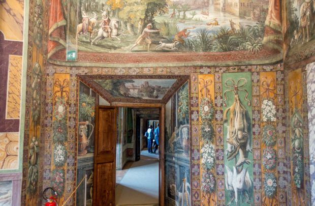 Inside Villa d'Este, Tivoli, Italy