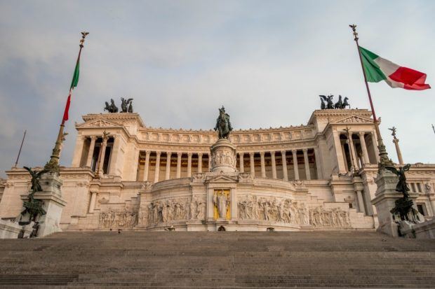 Vittorio Emanuele Monument in Rome, Italy
