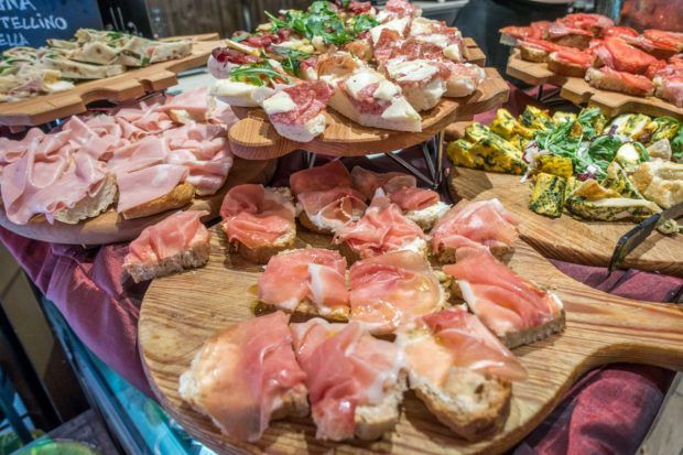 Aperitivo is a great evening tradition in Bologna, Italy