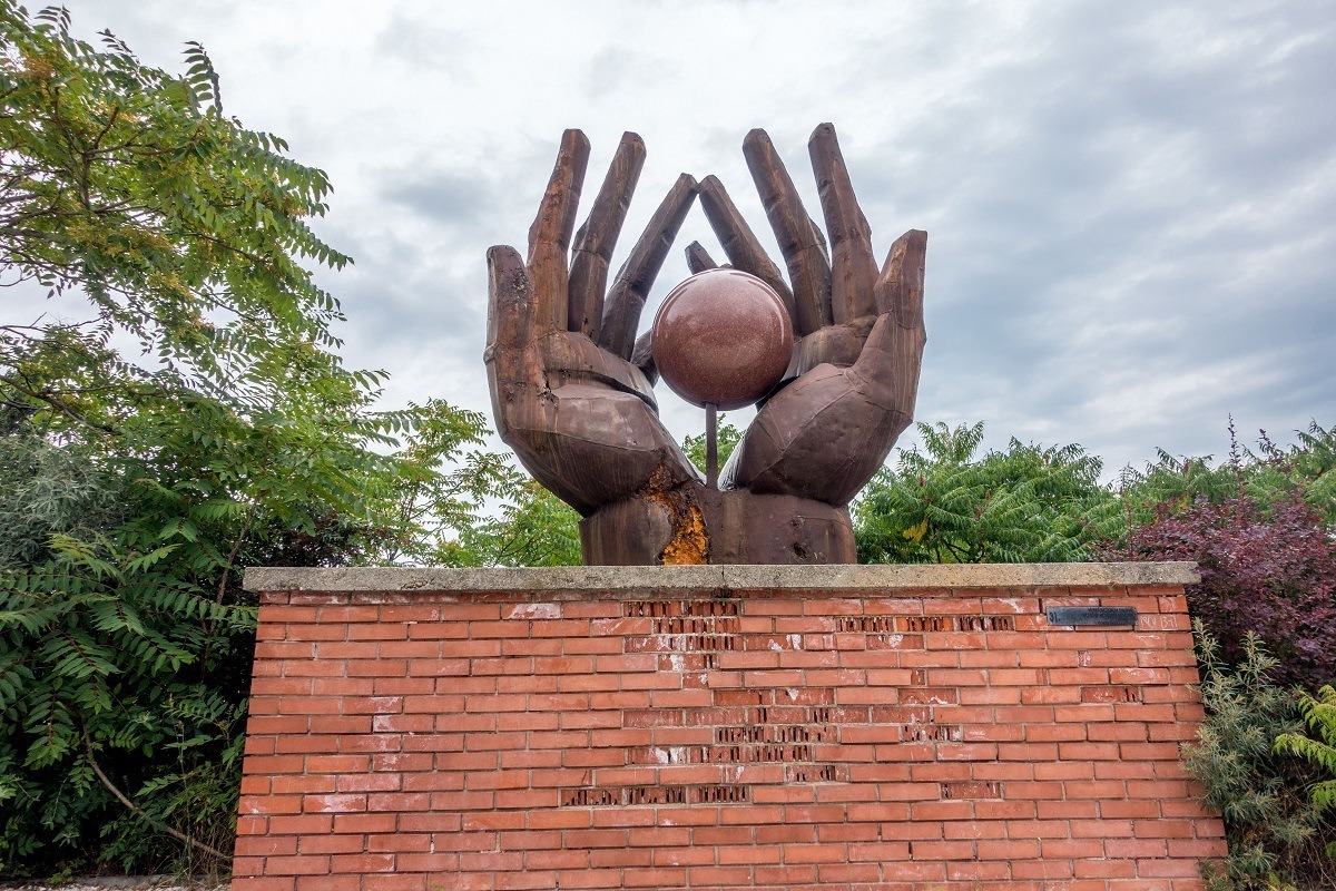 Workers' monument at Memento Park in Budapest