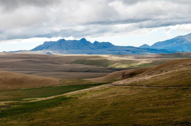 Part of the Antisana Ecological Reserve in Ecuador