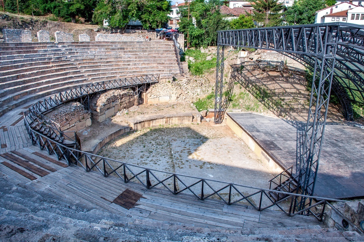 The Ancient Theater in Ohrid.