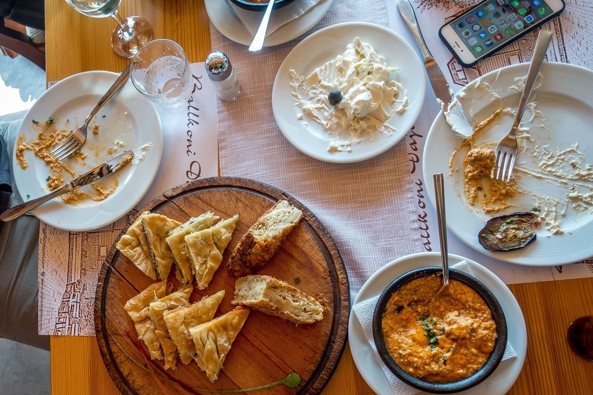 One of the best things to do in Albania is eat! Albanian food is delicious!