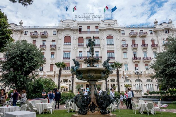 The Grand Hotel in Rimini is a great brunch option in Emilia Romagna, Italy