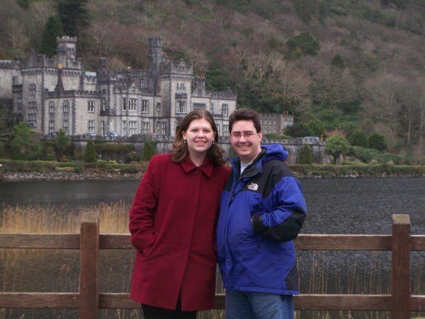 Me in my blue North Face jacket in Ireland in 2008.