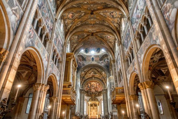 Check out the Parma Cathedral on a day trip from Bologna, Italy