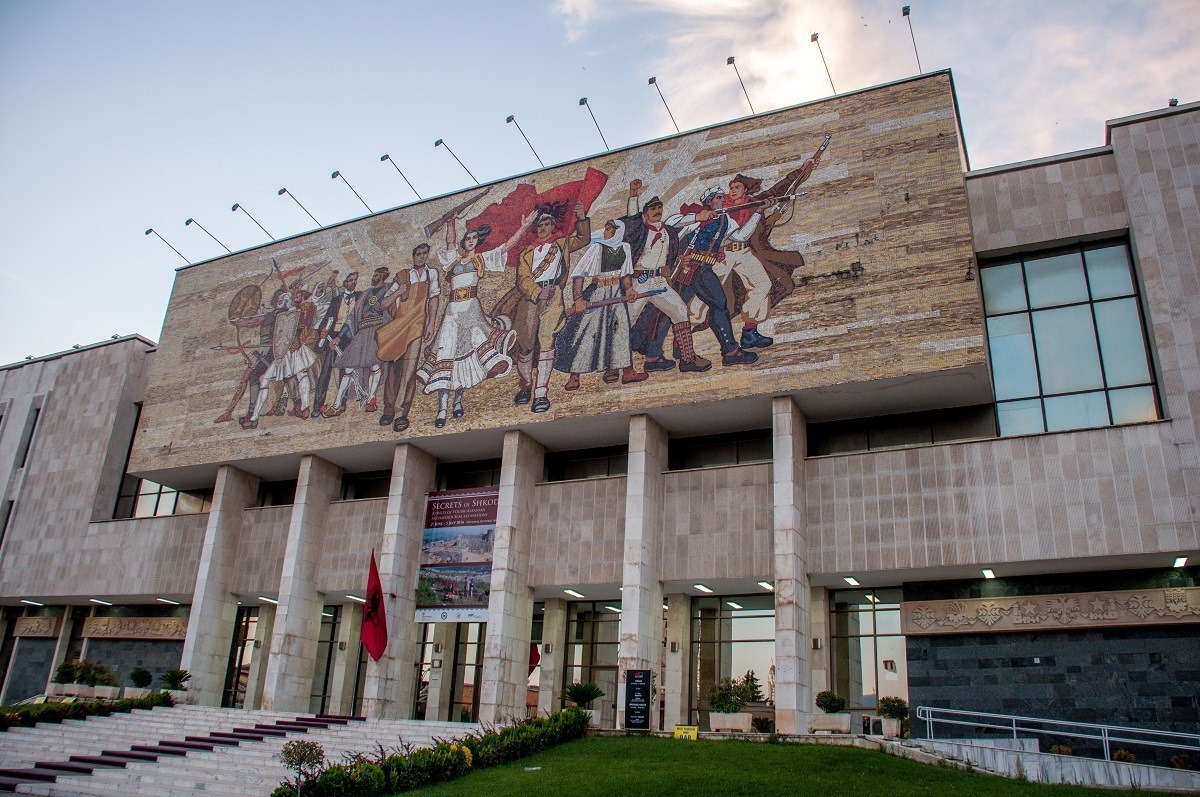 Tirana has several excellent museums like the National Historical Museum of Albania.