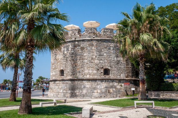 The Venetian Tower in Durres, a short day-trip from Tirana, Albania.