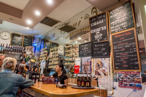 Five Fun Things I Learned on a Madrid Food Tour Tapas bar Casa Toni is just one of the delicious stops on a Madrid food tour with Devour Madrid