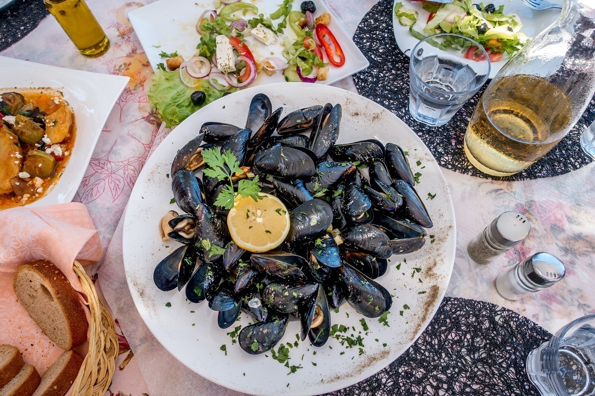Mussels is just one of the great seafoods to try in Albania