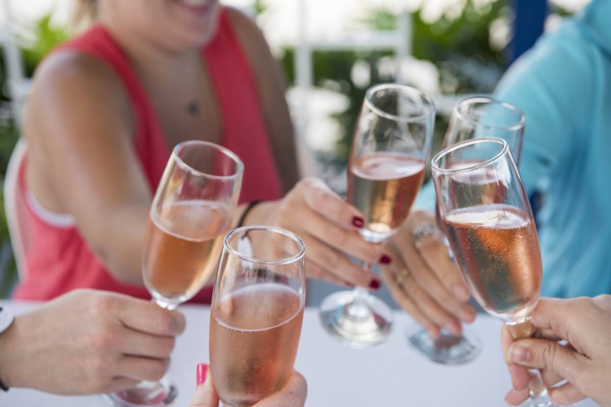 Champagne toast