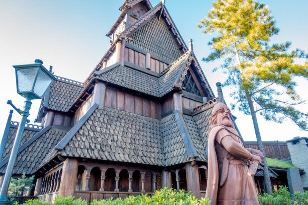 The Norway pavilion in Epcot's World Showcase