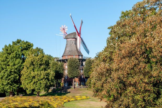 Muhle am Wall, a restaurant and tourist attraction in Bremen, Germany
