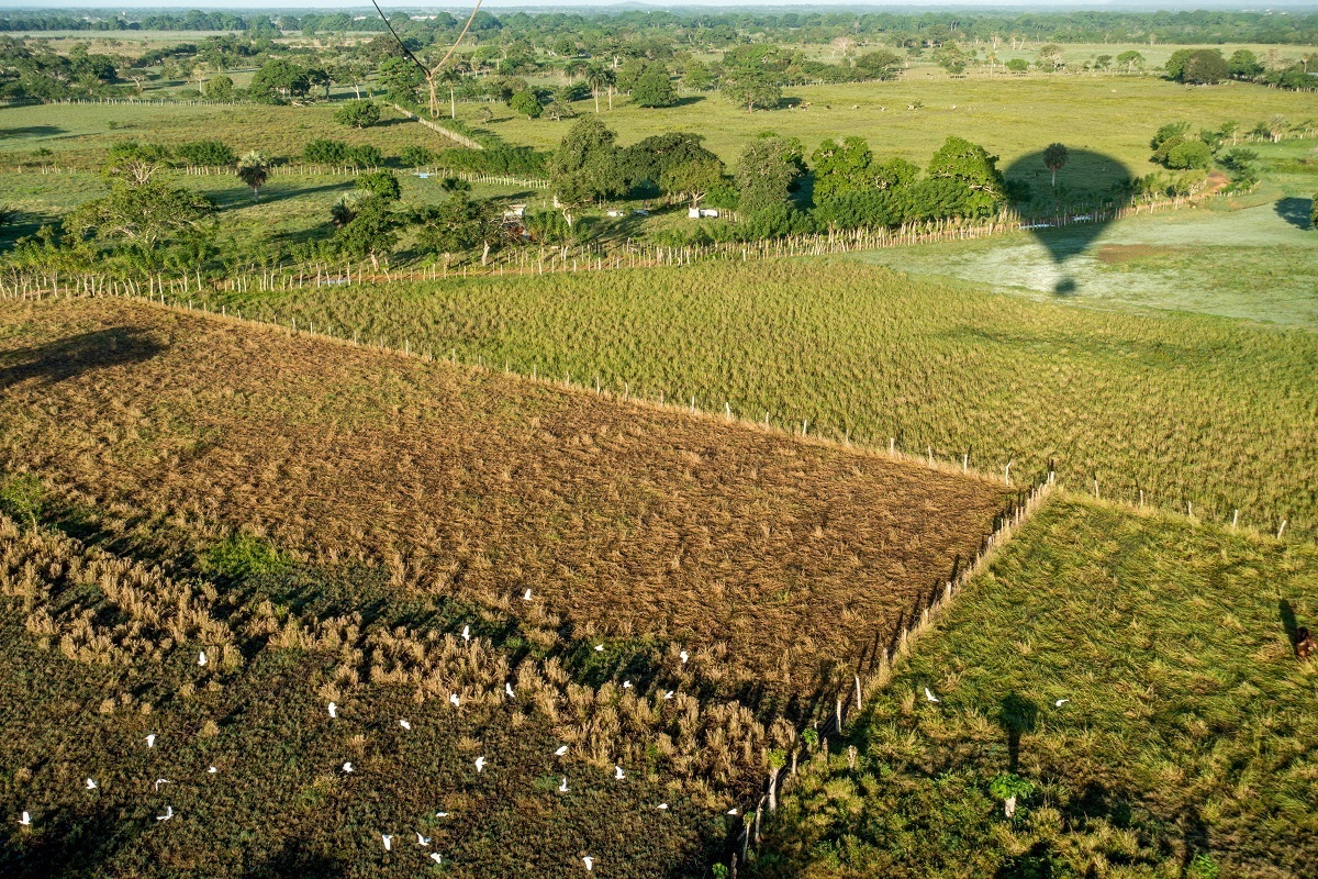 Taking a hot air balloon over the Dominican Republic is one of the fun Punta Cana activities
