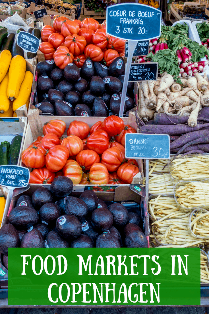 Copenhagen food markets offer fresh produce, great prepared food, and an atmosphere full of fun and energy. Check out these three great markets.