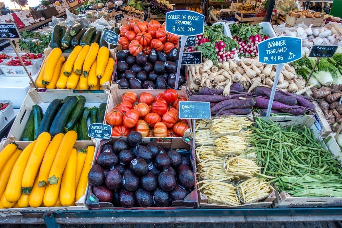 Vegetables for sale