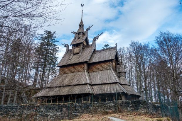 If you're wondering what to do in Bergen Norway, don't miss the Fantoft Stave Church located just outside the city center.