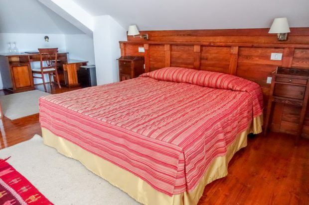 Our room at the Popova Kula winery in Macedonia.