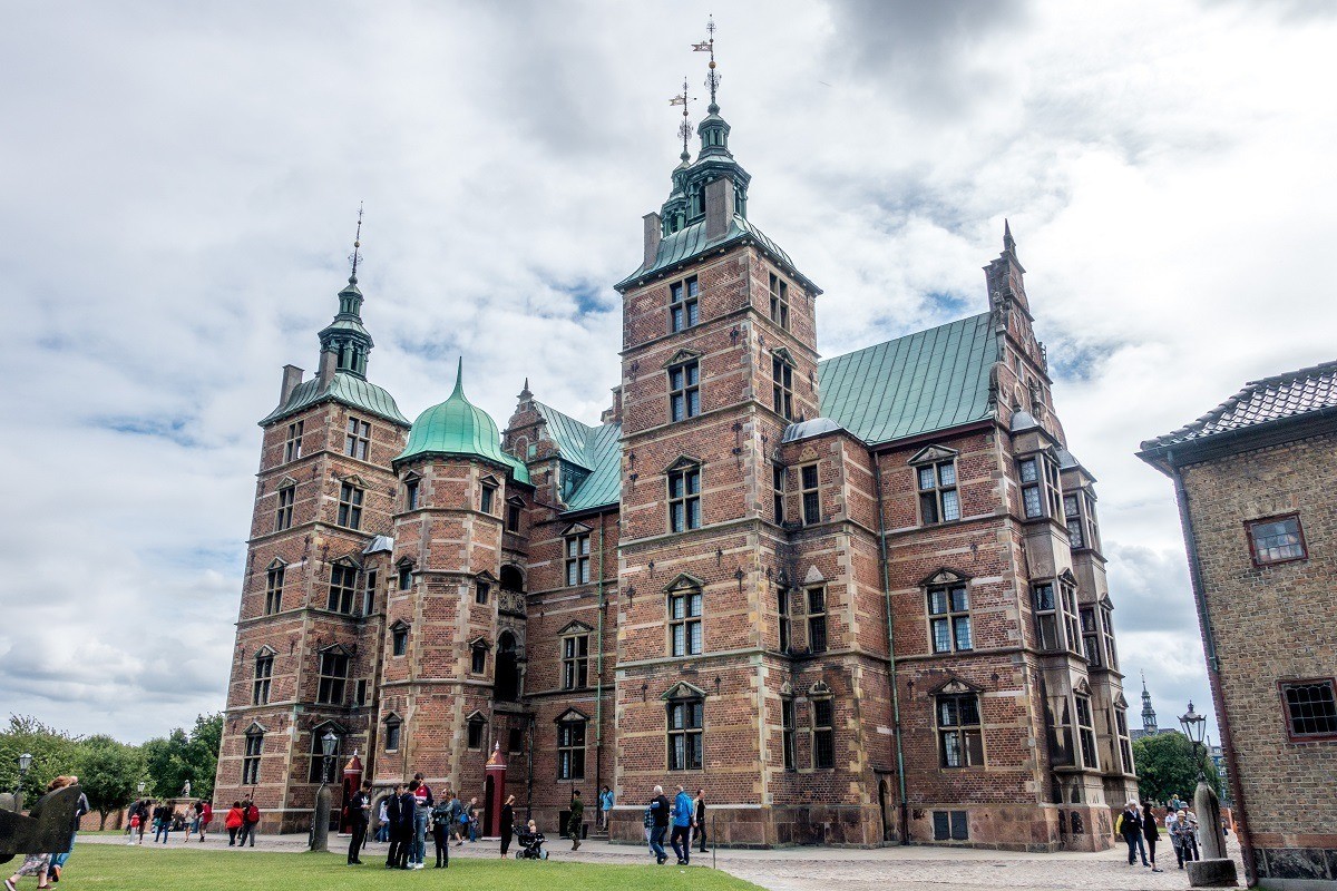 Rosenborg Castle sits in the heart of Copenhagen