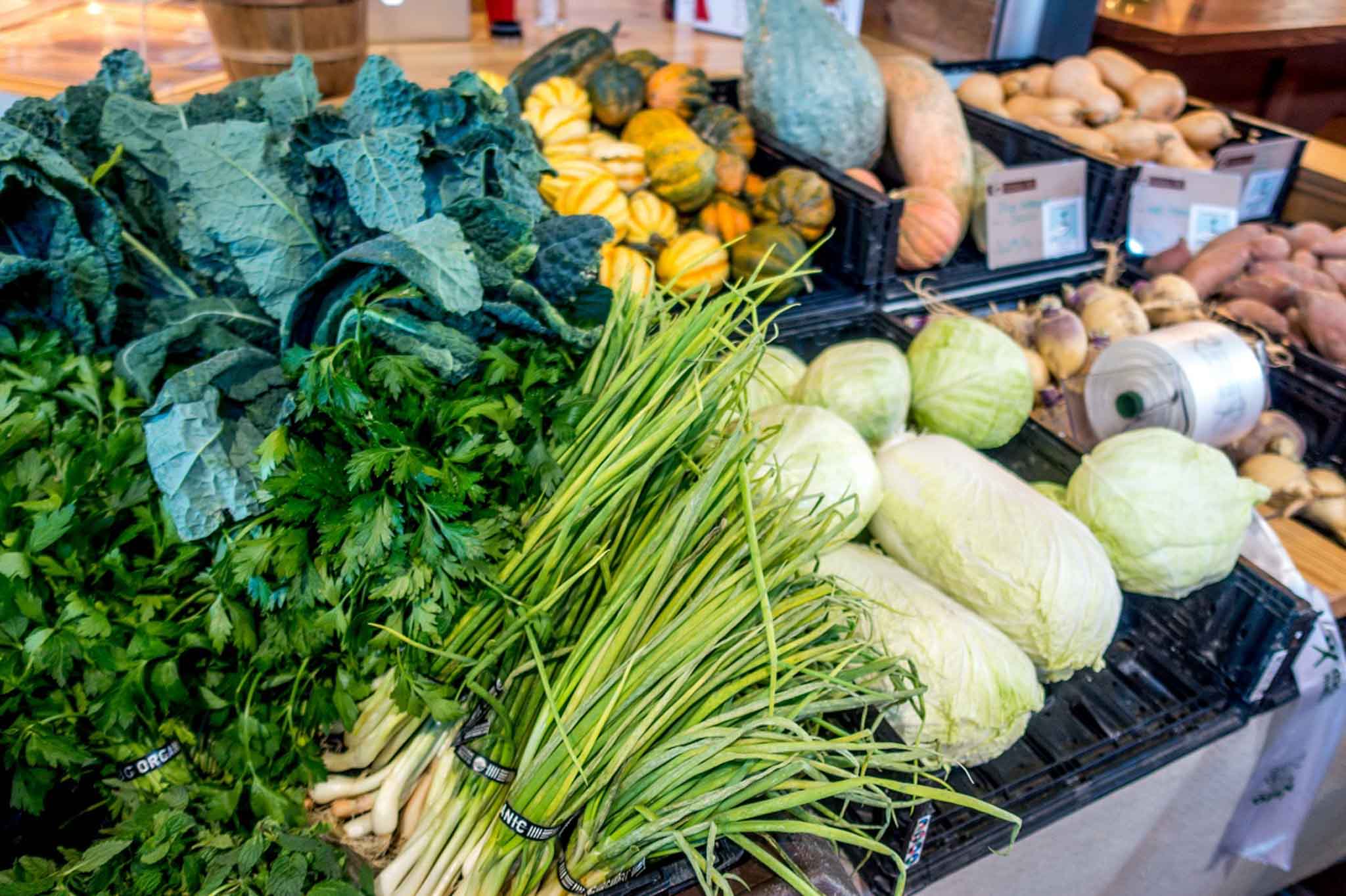 Fall produce at the Dallas Farmers Market, a fun place to visit in Dallas Texas