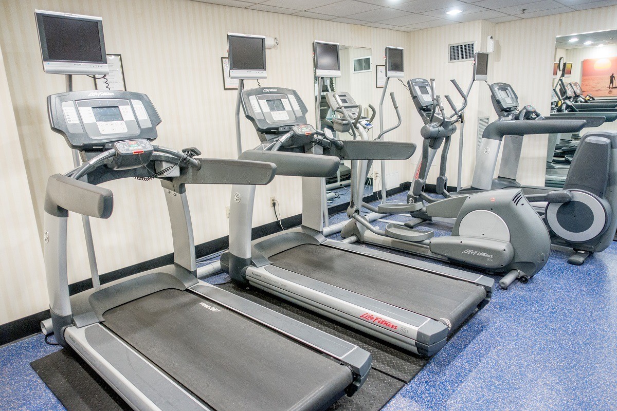 The fitness center