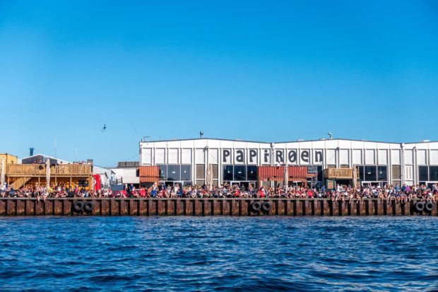 Papiroen as seen from a Copenhagen canal cruise