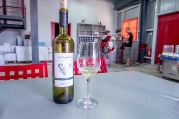 Wine tasting at Klados Winery in Crete, Greece