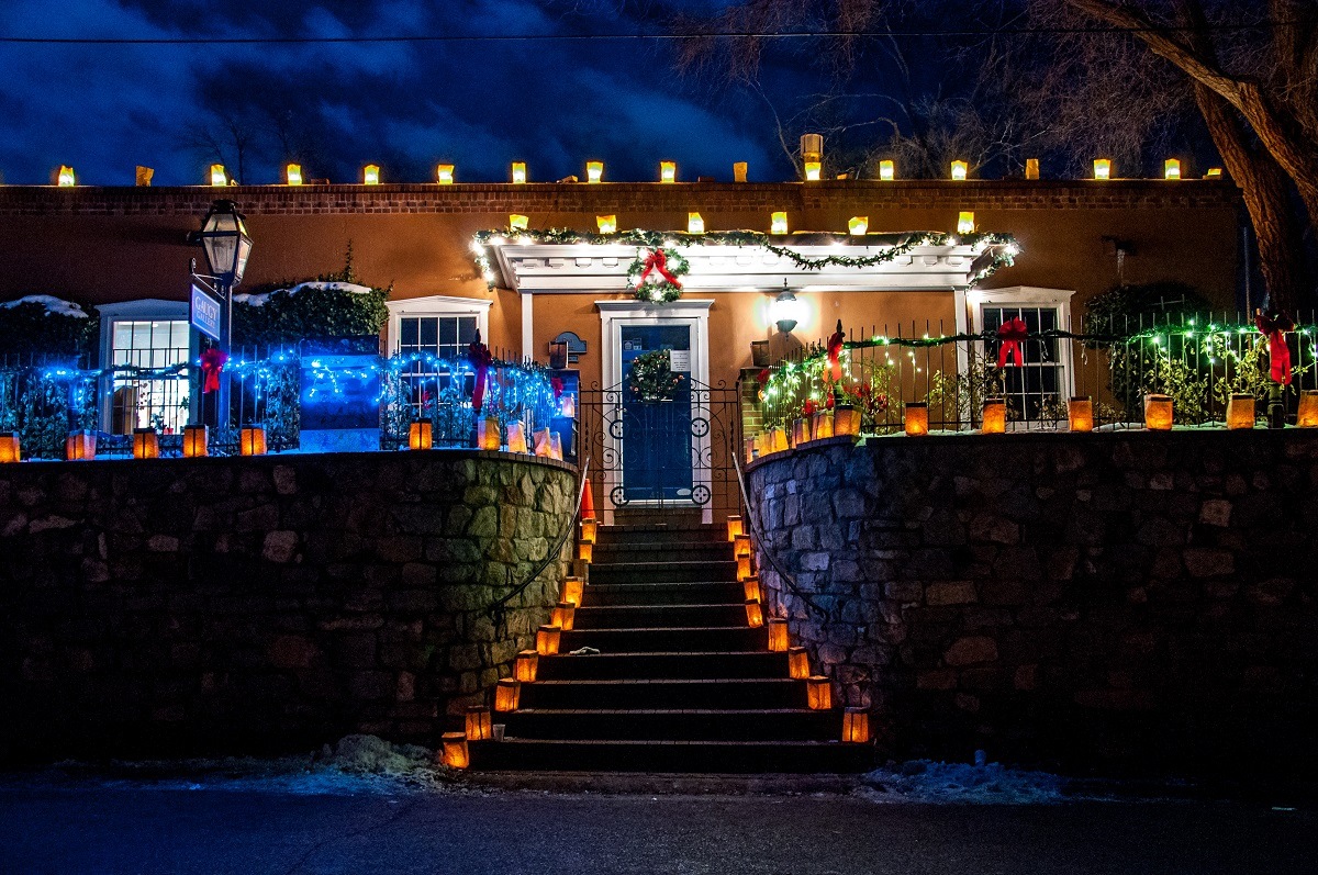 Santa Fe Farolito Walk on Christmas Eve Travel Addicts