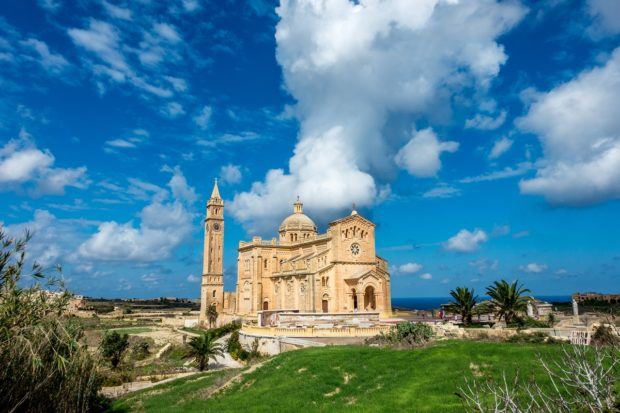 Cathedral of Ta Pinu' in Gozo is one of the cool things to see in Malta