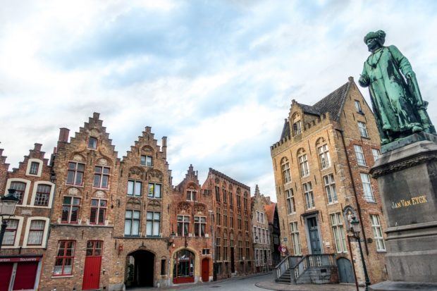 Seeing the buildings in the Hansa Quarter is what to do in Bruges in one day