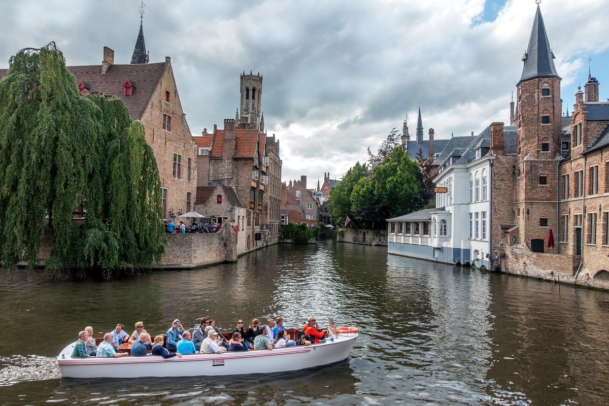 the Rozenhoedkaai viewpoint is one of the best things to see in Bruges in one day