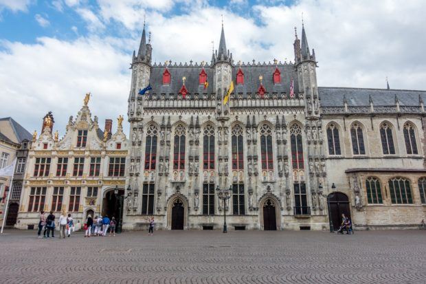 Stop by the Town Hall on a Bruges day trip
