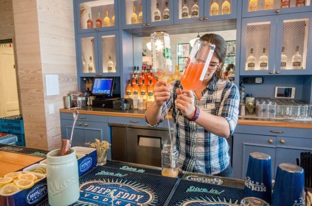 Eating, Drinking, and Getting Outdoors in Dripping Springs Visiting Deep Eddy Distillery is one of the fun things to do in Dripping Springs TX