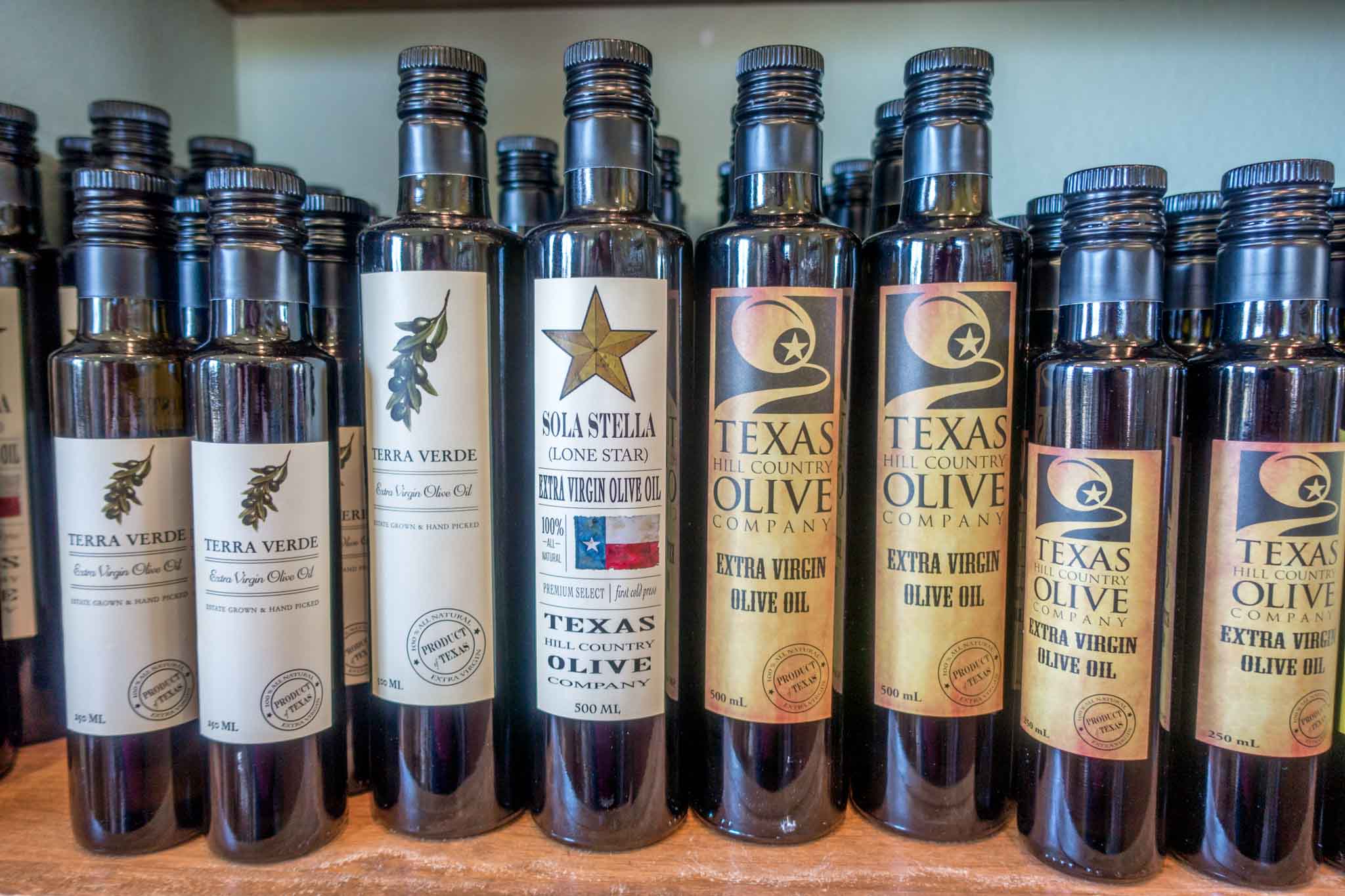 Sampling the wares at Texas Hill Country Olive Company is one of the great things to do in Dripping Springs, Texas