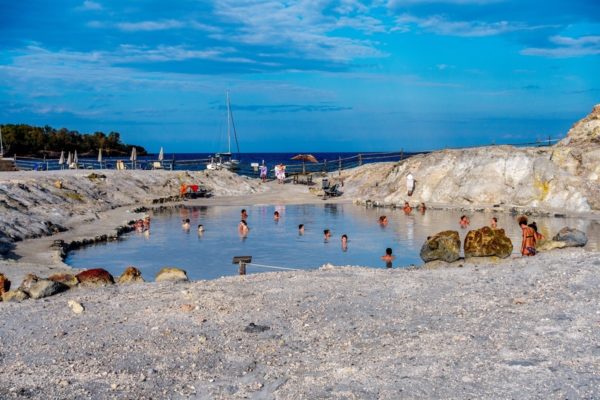 Slipping into the Vulcano Island Mud Baths Everything you need to know to visit the Vulcano Island mud baths in Italy. This includes things to do on Vulcano Island, how to get to Vulcano Island, tips for visiting the mud baths and hot springs, and also how to get to the black sand beach.